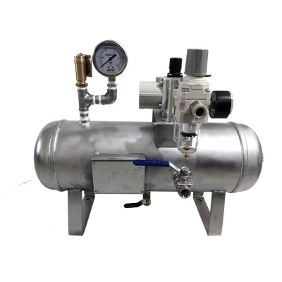 不锈钢增压器氮气防爆增压设备4倍气体增压泵图2
