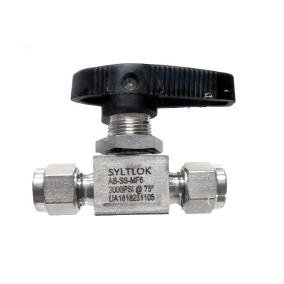 316双卡套T型球阀不锈钢三通手动球阀图2