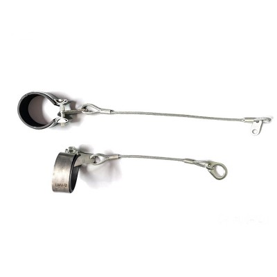 高压油管防脱链胶管防爆链工业设备软管防崩脱钢丝绳图3