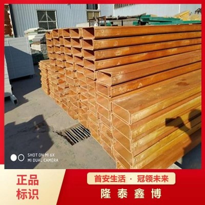 耐高温槽式线缆电缆桥架 隆泰鑫博模压酚醛树脂防火槽盒供应商图2