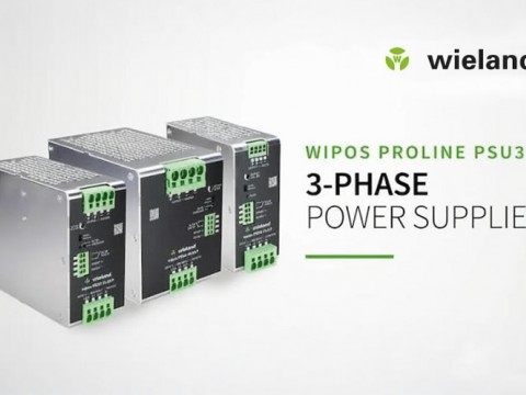 Wieland推出紧凑型WIPOS PSU3，为控制面板提供增强