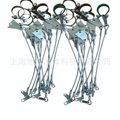 胶管防崩脱安全绳软管防崩脱钢丝绳防滑链图3