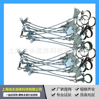 高压管道防崩脱钢丝绳工业设备液压管防崩脱安全钢丝图1