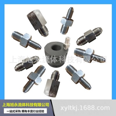 高压内螺纹转换接头六角直通管接头变径双头内丝接头图1