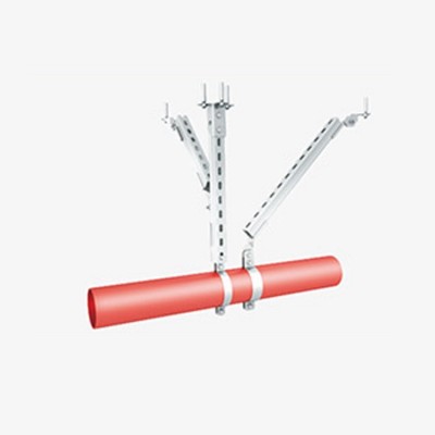 康美风抗震支架 管廊支架 成品水管风管桥架抗震支架图2