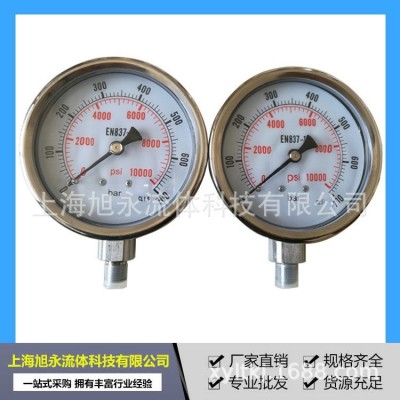 真空耐震压力表耐压防腐蚀液压精密