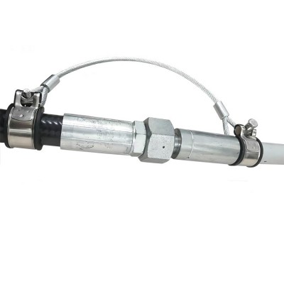 高压管道防崩脱钢丝绳石油机械防爆链液压管防崩脱钢丝绳图2