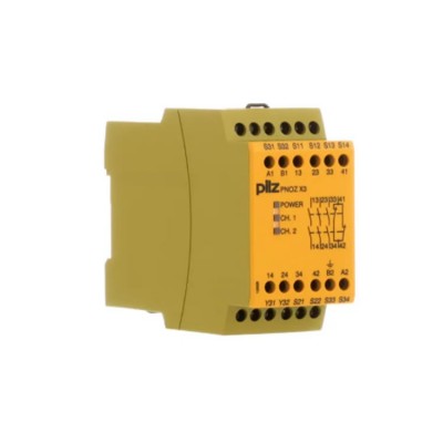 PILZ皮尔磁 PNOZ X3 24VAC 24VDC 3N/O 1N/C 1SO 安全继电器图1