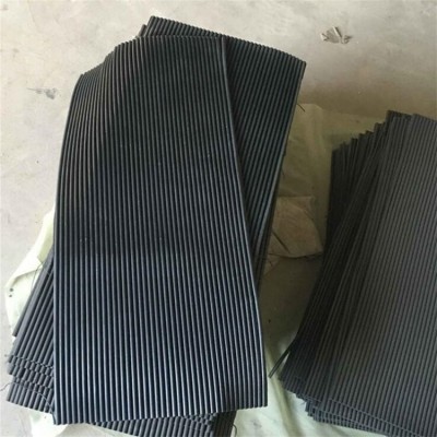 输送机导料槽阻燃防尘帘定制,250mm宽5mm直径,钢板固定图5