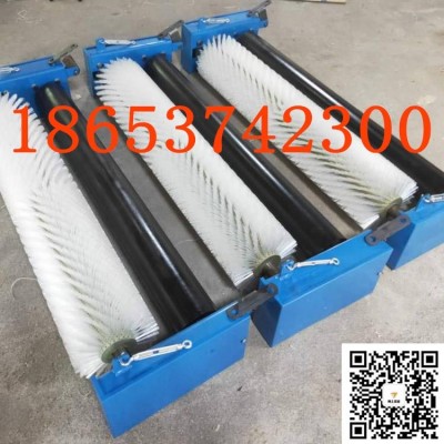 被动式毛刷清扫器,尼龙滚刷清扫器,耐磨损,尺寸定做图4