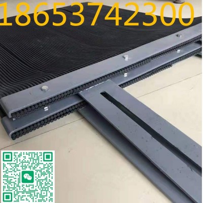 导料槽可调节挡尘帘定做，夹板螺栓
