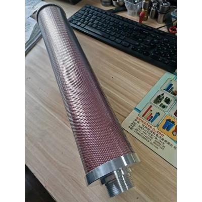 吸干机空气排气消音器XY-20 XY-30多层消音棉组成 2寸接口 30公斤压力不锈钢高压消声器图3