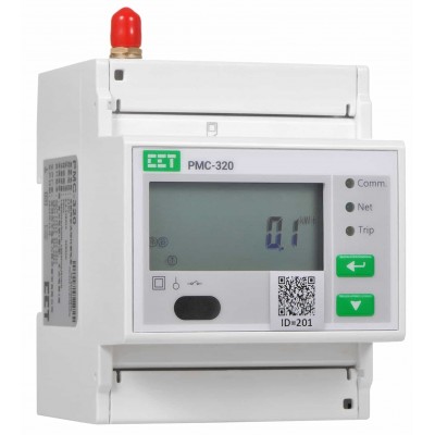PMC-320-M单相双回路导轨式预付费电表图2