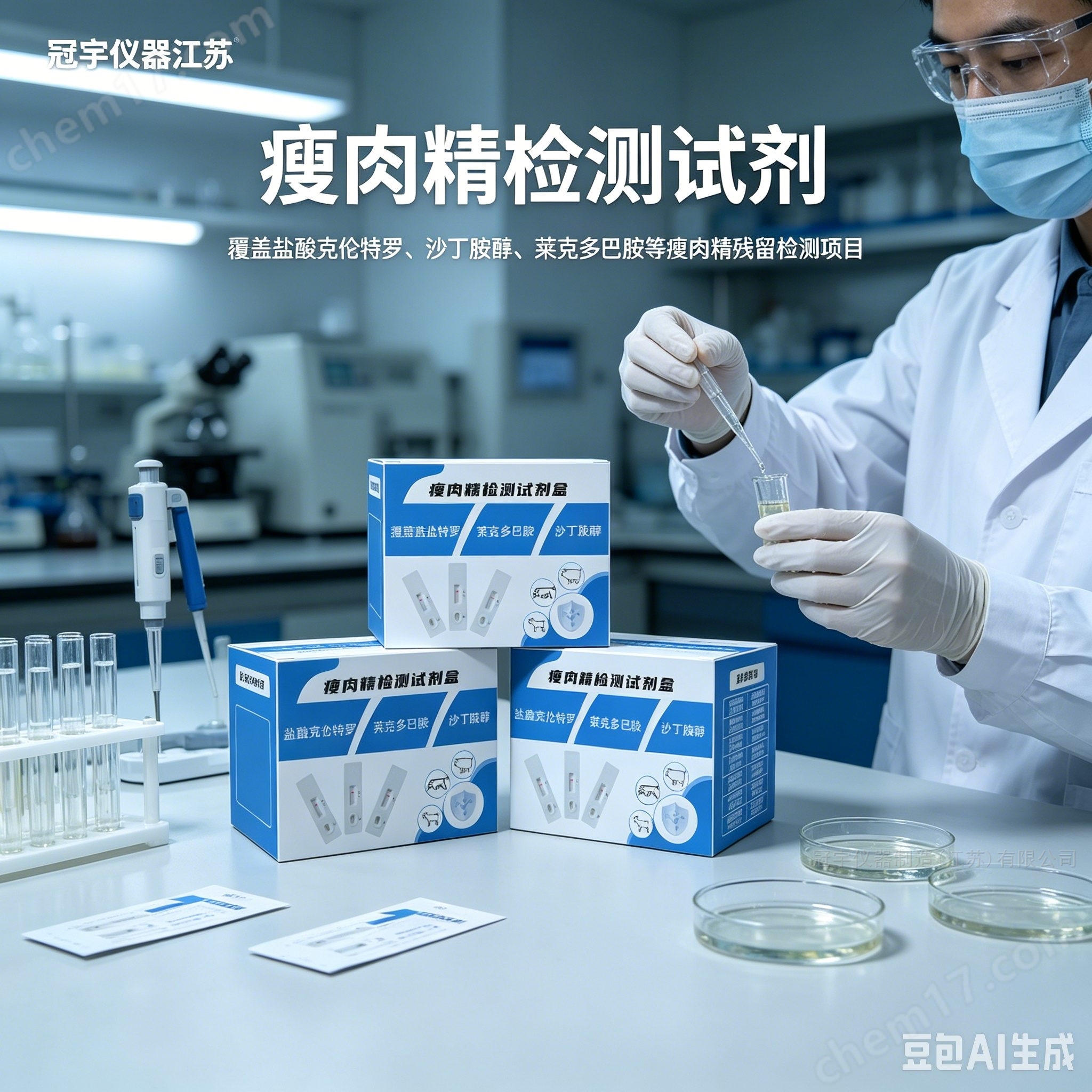 盐酸克伦特罗瘦肉精残留检测卡