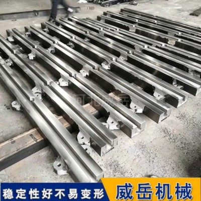 地轨厂家 铸铁地轨承载好 铸铁地梁精度1级耐磨防锈图3