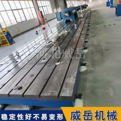 2米4米电机试验平台-电机测试底座-焊接平台图2