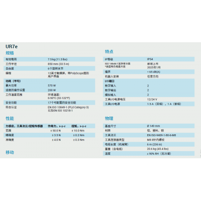 UR7e及UR12e机器人图2