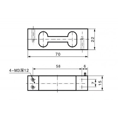 NTJH-W铝合金称重传感器100N图3