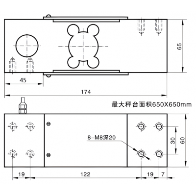 NTJH-2B平行梁式称重传感器图3