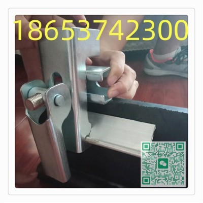 防溢裙板卡扣/夹持器/压紧装置配套角铝，M16T型丝杆图3