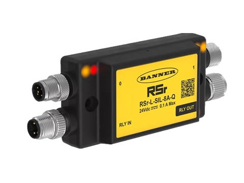邦纳工程推出可安装于设备的 RSr 安全继电器